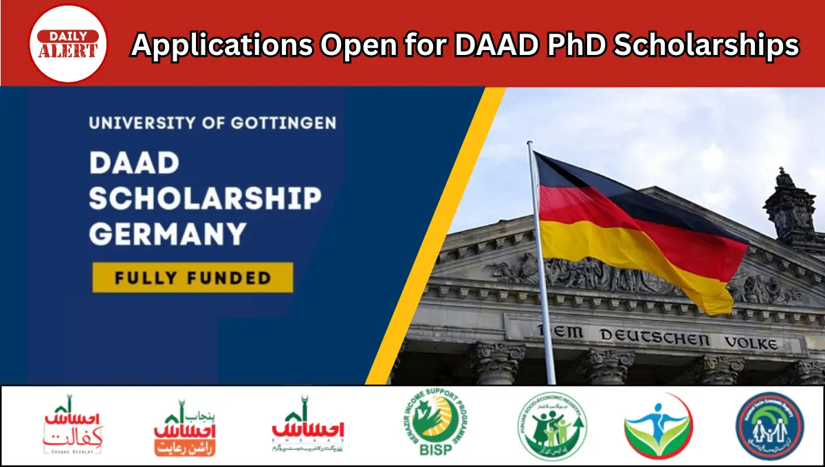 Applications Open for DAAD PhD Scholarships 2026-27